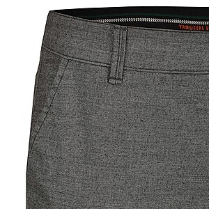 Club of Comfort | Mnner-Hose in moderner Wool-Optik | Grau strukturiert