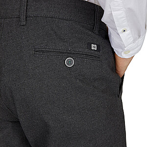 Club of Comfort | Mnner-Hose in moderner Wool-Optik | Anthrazit