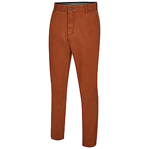 Club of Comfort | Chinos Flat Front | Baumwoll-Gabardine | Curry