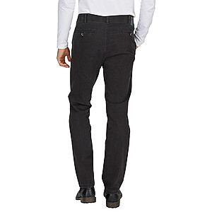 Club of Comfort | Chinos Flat Front | Baumwoll-Gabardine | Anthrazit