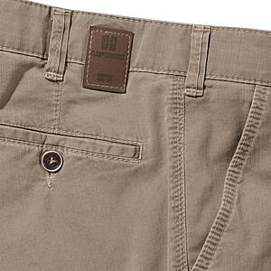 Club of Comfort | High-Stretch Sommerhose | Mit kurzer Leibhhe | Farbe tabak