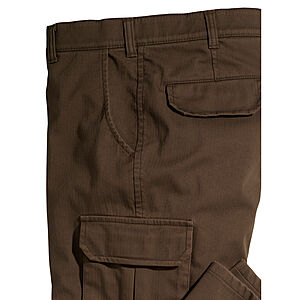 Bequeme Outdoor-Cargohose Farbe braun