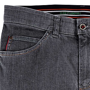 Club of Comfort | Swing-Pocket Jeans | Highstretch Denim | Grau