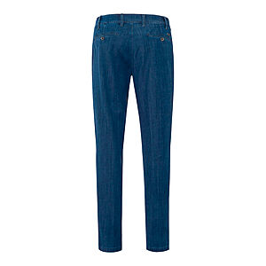 Eurex | Sommerliche Flat-Front-Jeans | Ohne Bundfalte | Blau