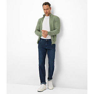 Eurex | 5-Pocket-Jeans | Modell Luke | Kurze Leibhhe | Blue