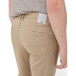 Eurex | Sommerleichte 5-Pocket-Hose | Kurze Leibh�he | Kitt