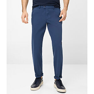 Eurex | Flat-Front-Hose | Regular Fit  Kurzleib Modell | Blau