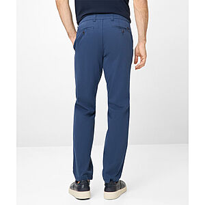 Eurex | Flat-Front-Hose | Regular Fit  Kurzleib Modell | Blau