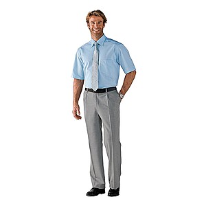 Aubi | Leichte Dehnbundhose mit Trevira | Farbe mittelgrau