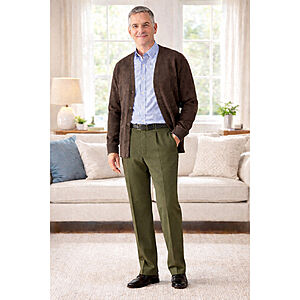 Aubi | Dehnbundhose - Angenehm an k�hlen Tagen | Farbe oliv