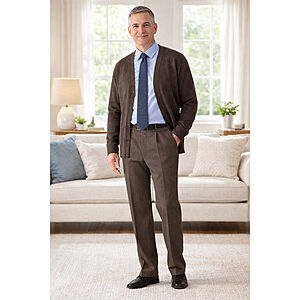 Aubi | Dehnbundhose - Angenehm an k�hlen Tagen | Farbe braun