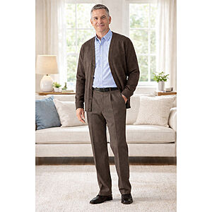 Aubi | Dehnbundhose - Angenehm an k�hlen Tagen | Beigebraun