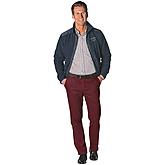 Aubi | Farbige Sportswear-Hose mit kurzer Leibhöhe | Farbe rot