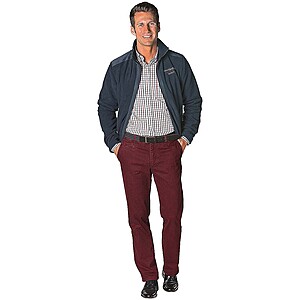 Aubi | Farbige Sportswear-Hose mit kurzer Leibhhe | Farbe rot