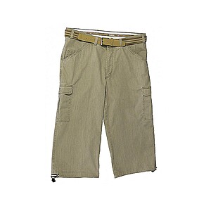 Aubi | Elastische Capri Cargo Bermuda | Farbe sand