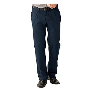 Aubi | Bundfaltenjeans | Kurze Leibhhe (Tiefbund) | Farbe darkblue