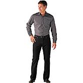 5-pocket Elastic Kurzleib Jeans | Farbe black