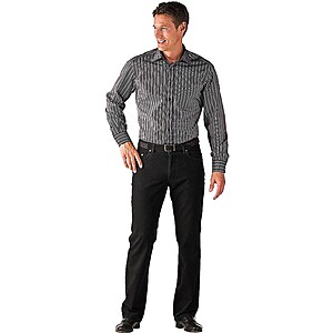 Aubi | 5-pocket Elastic Kurzleib Jeans | Farbe black
