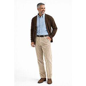 Aubi | Hose aus Trenkercord | Mit Dehnbund | Farbe beige