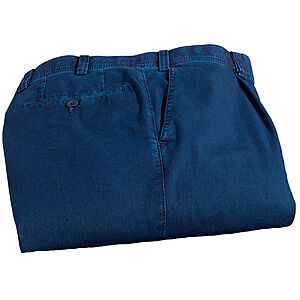 XPAND: sommerleichte Bundfalten Jeans Farbe blau