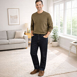 m.e.n.s. | Ausstatterjeans Coloured Denim | Farbe braun/anthra.