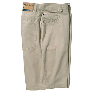 5 pocket Bermuda Baumwolle Farbe beige