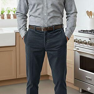 Murk - Luigi Morini | Feincord Hose | Dunkelblau