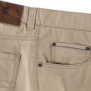 Luigi Morini | 5-Pocket-Bermuda | Reine Baumwolle | Khaki