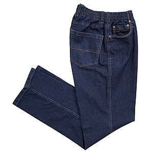 Luigi Morini | Bequeme Schlupfhose | 5-pocket Jeans | Jeansblau