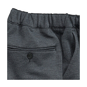 Luigi Morini | Bequeme Jersey-Schlupfhose | Grau-meliert