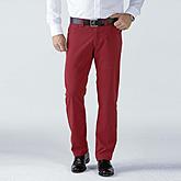 Luigi Morini | Farbige sportliche 5 Pocket Hose | Farbe rot