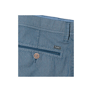 bugatti | Flat front Bermuda Reine Baumwolle | Blau