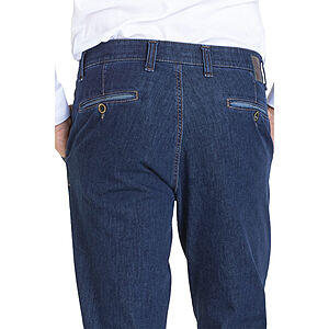 Club of Comfort | Flat-Front Jeans | Jeansblau
