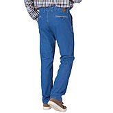 Club of Comfort | Flat-Front Jeans | Blue