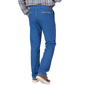 Club of Comfort | Flat-Front Jeans | Blue