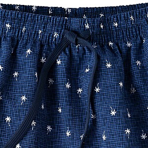 Kitaro | Bermuda Shorts | Hellblau gemustert