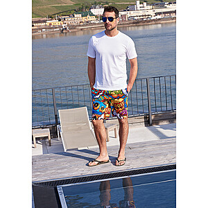 Bermuda Shorts | Bunt gemustert