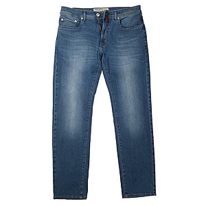 Pierre Cardin | 5-Pocket-Jeans | Form Lyon | Special Lightweight Premium Denim | stone bleach