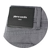 Pierre Cardin | Baumwoll-Hose | 5 Pocket Form | Modell Lyon | Grau meliert