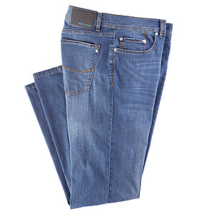 Pierre Cardin | 5-Pocket-Jeans | Form Lyon | Clima Control Premium Denim | blue used