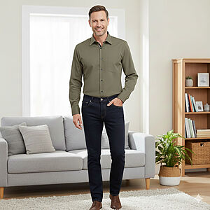 Pierre Cardin | 5-pocket-Jeans | Lyon tapered | Blue/Black Stonewash