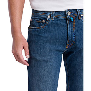 Pierre Cardin | 5-pocket-Jeans | Stone washed | Lyon tapered | Ocean Blue