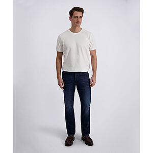 Pierre Cardin | 5-pocket-Jeans | Stone washed | Lyon tapered | Dark Blue Used