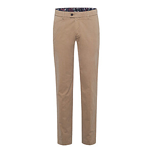 Eurex bei Brax | Flat-Front-Chino (Hose ohne Bundfalten) | Pima Cotton | Kurzleib Modell | Beige