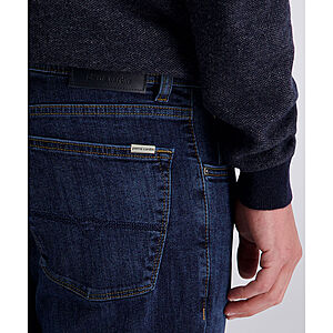 Pierre Cardin | 5-pocket-Jeans | Stone washed | Djion Comfort Fit | Dark Blue