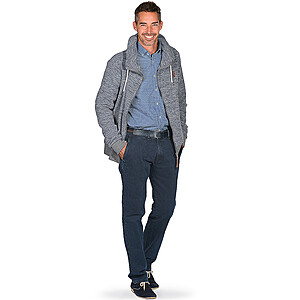 Pioneer | Flat-front-Jeans mit Stretchkomfort | Farbe darkblue