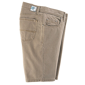 Pioneer | Baumwoll 5-Pocket Bermuda | Mit kurzer Leibhhe | Sand