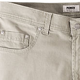 Pioneer | Baumwoll 5-Pocket Bermuda | Mit kurzer Leibhöhe | Farbe natur