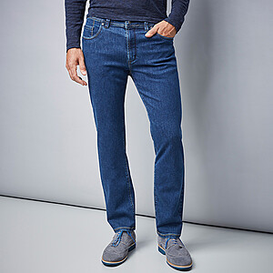 Pionier | 5 pocket Jeans | High-Stretch-Denim | Mit kurzer Leibhhe | Blue