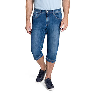 Pioneer | Jeans-Bermuda | 5-Pocket-Form in 3/4-Lnge | Jeansblau